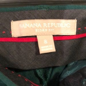 NWT Banana Republic Porch Green Crop Pant Size 8